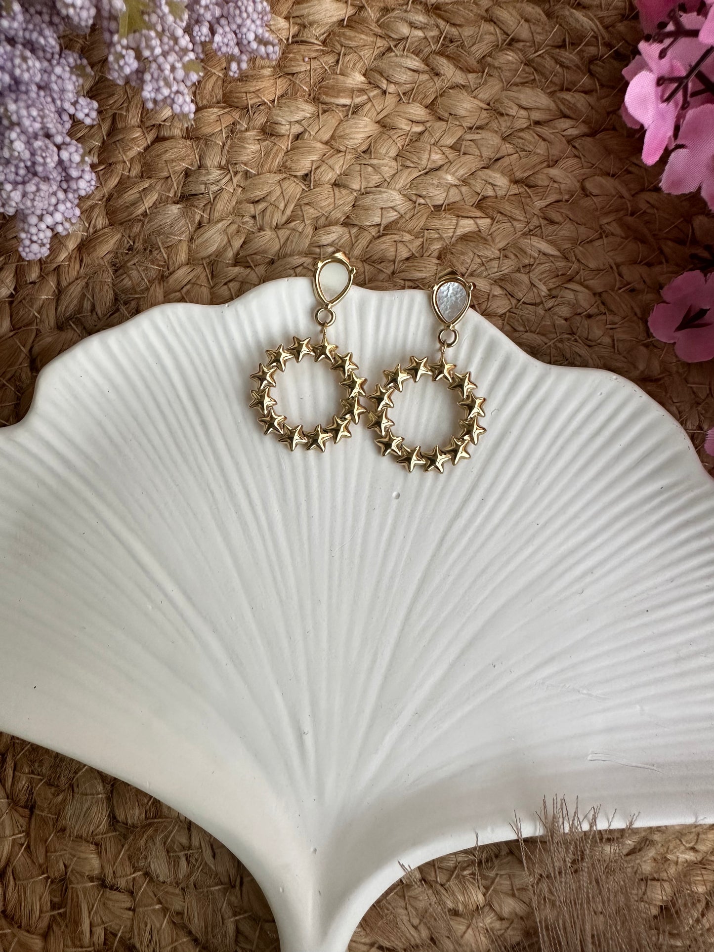 Star Drop Earrings