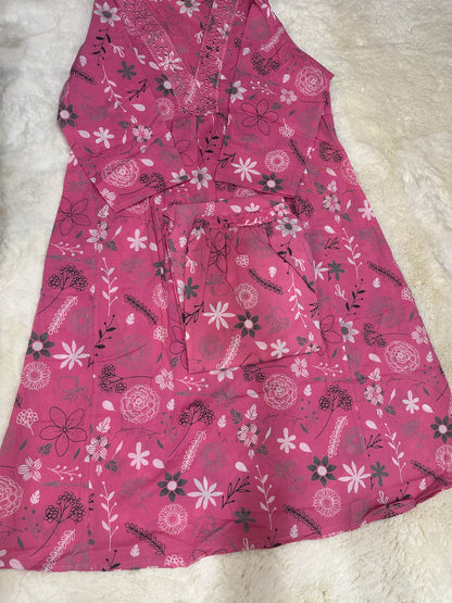 Pink kurta pant set