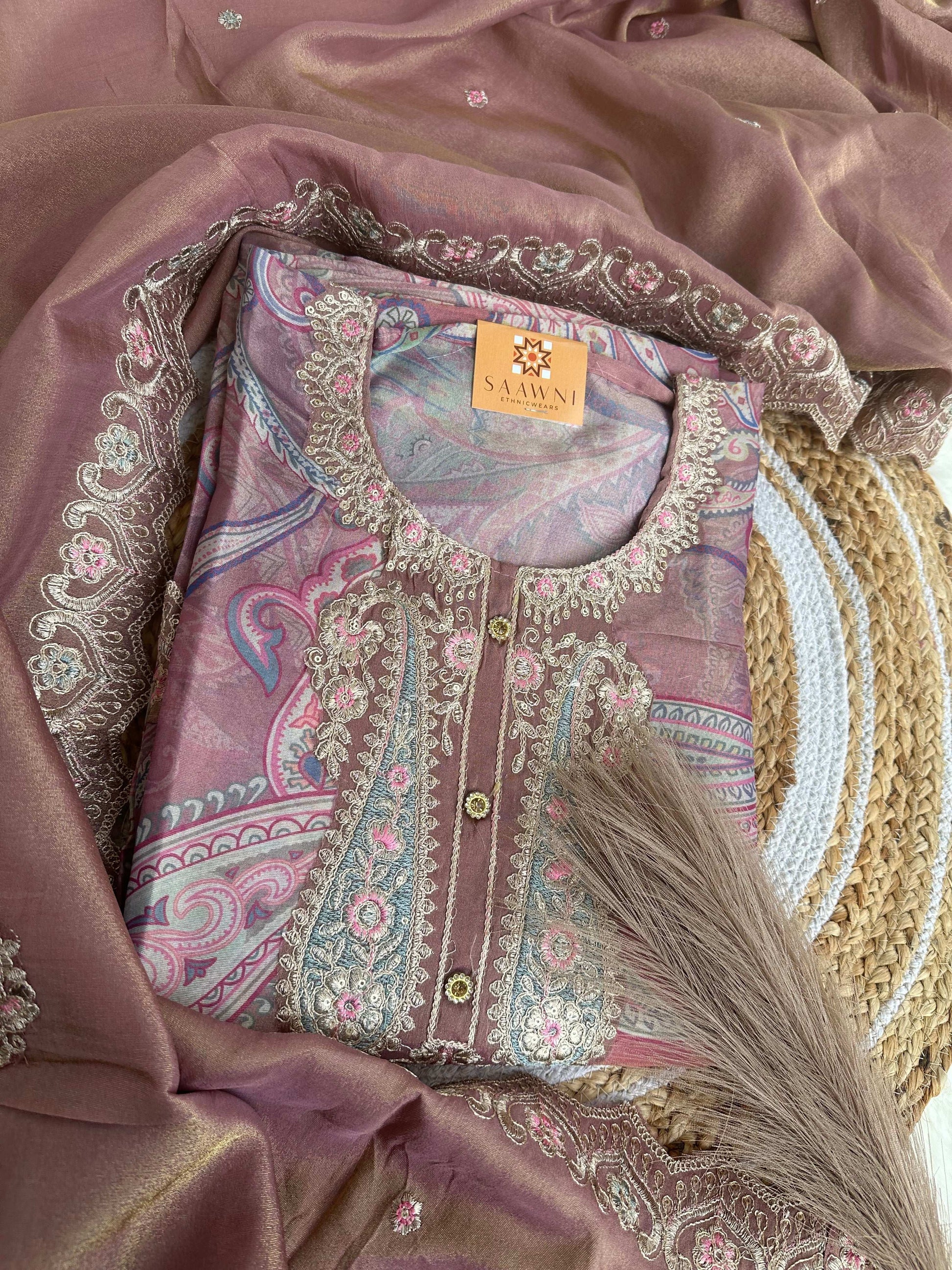 Unstitched premium suit set