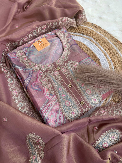 Unstitched premium suit set