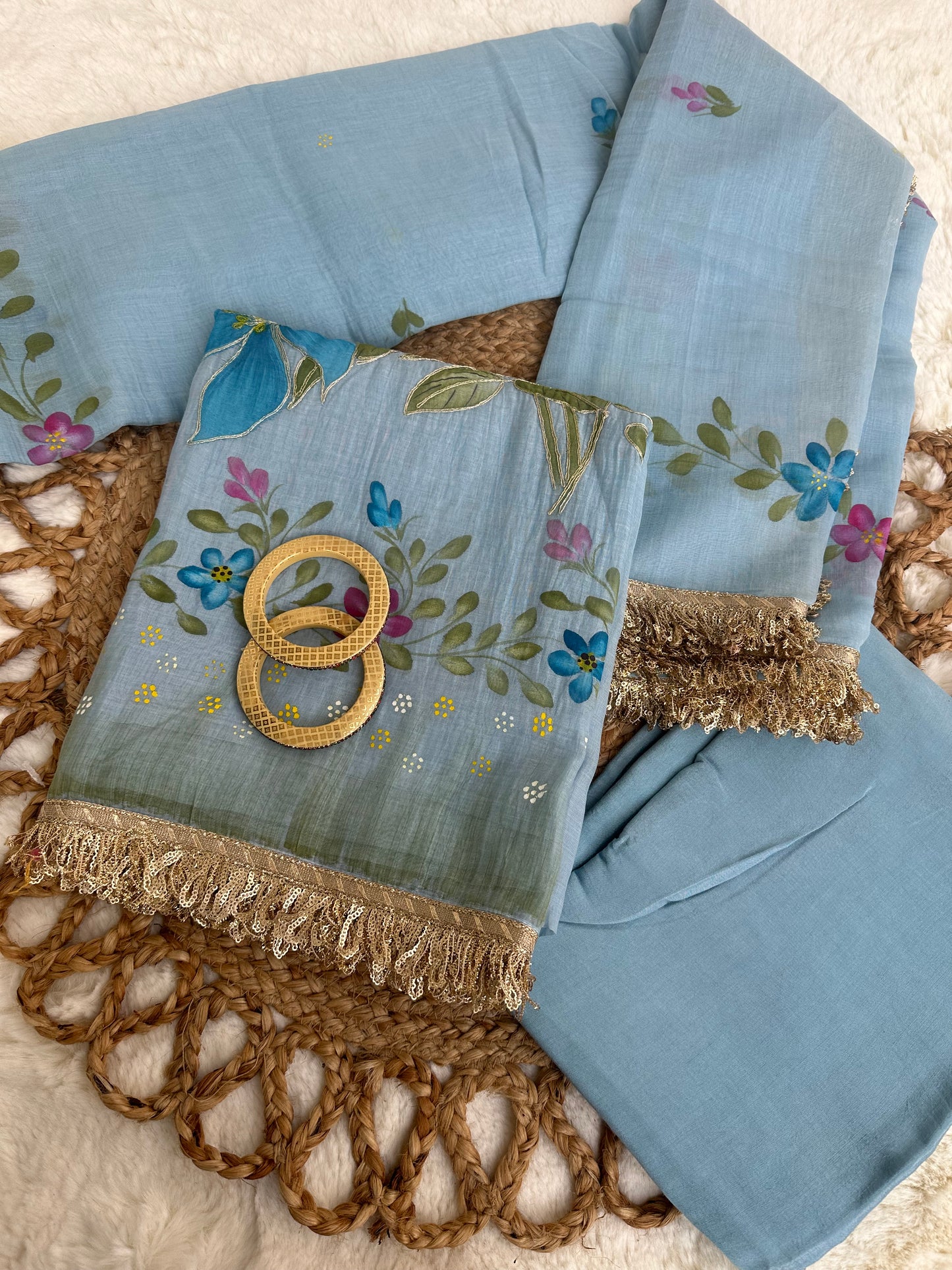 Beautiful premium cotton suit set