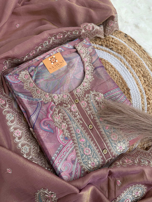 Unstitched premium suit set
