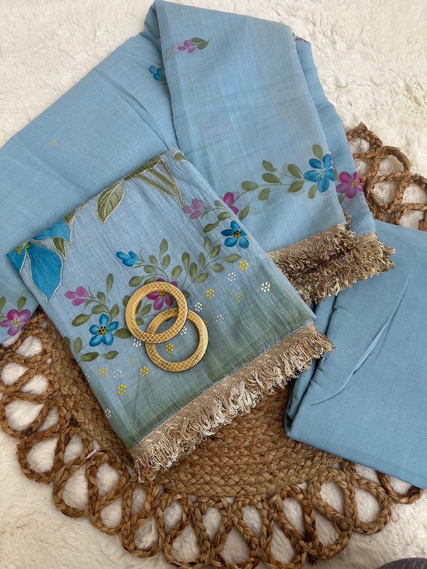 Beautiful premium cotton suit set