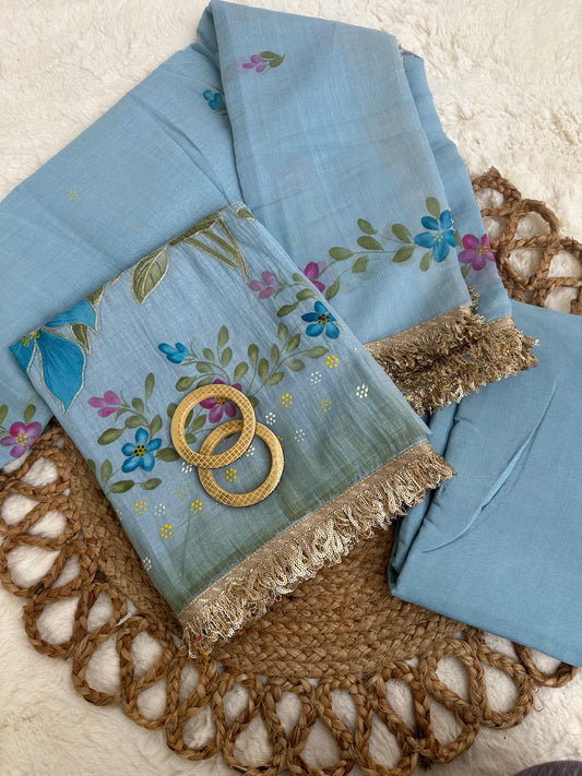 Beautiful premium cotton suit set