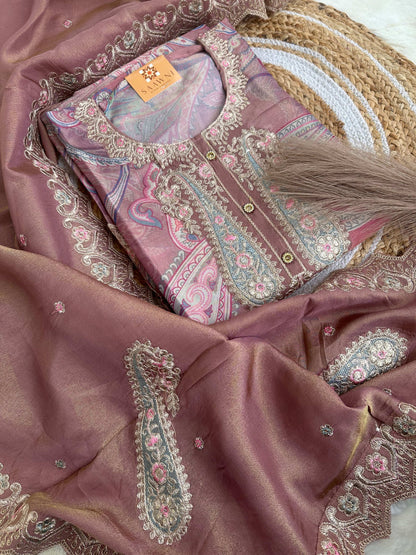 Unstitched premium suit set