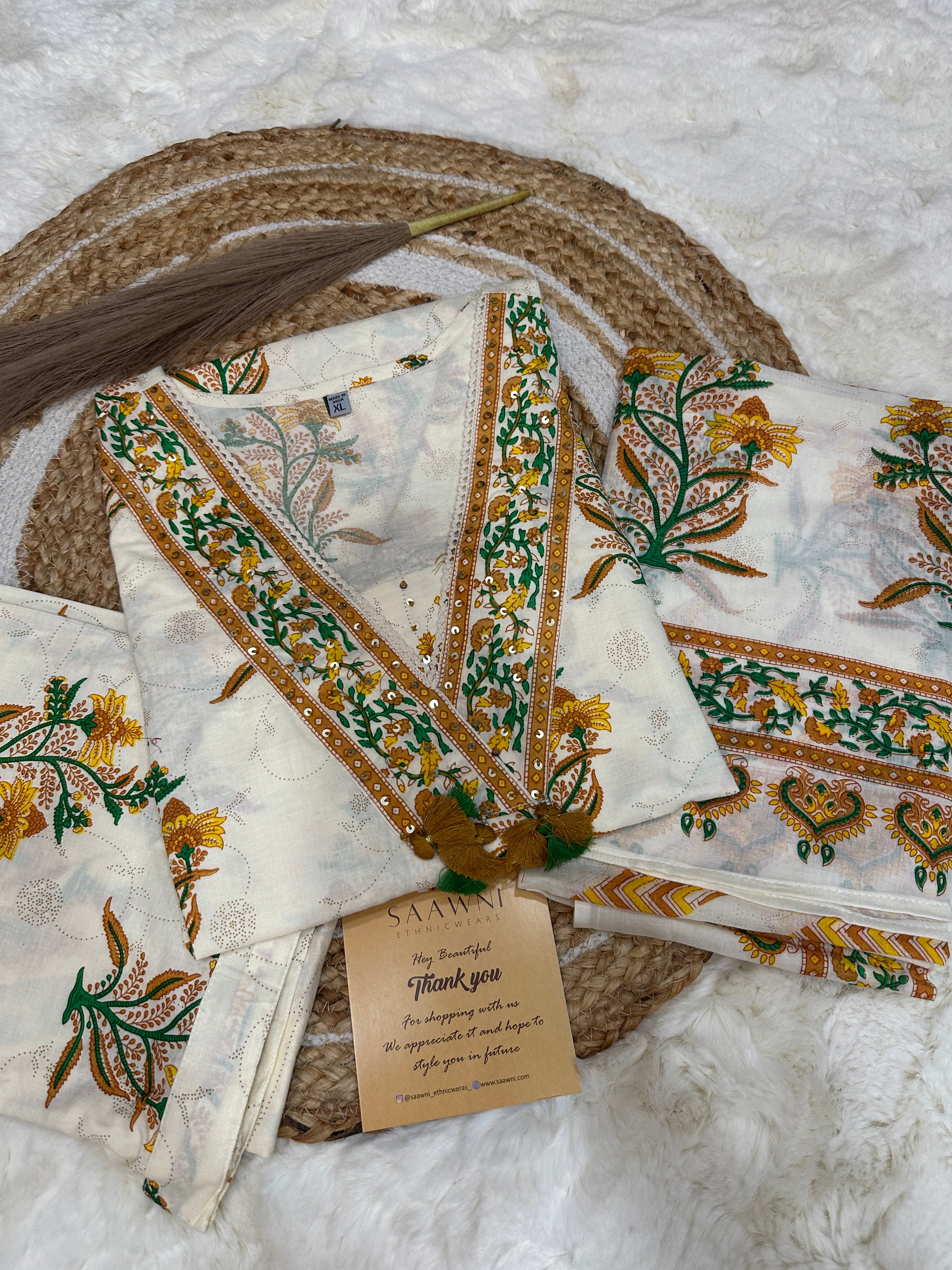 Kurta set with dupattas