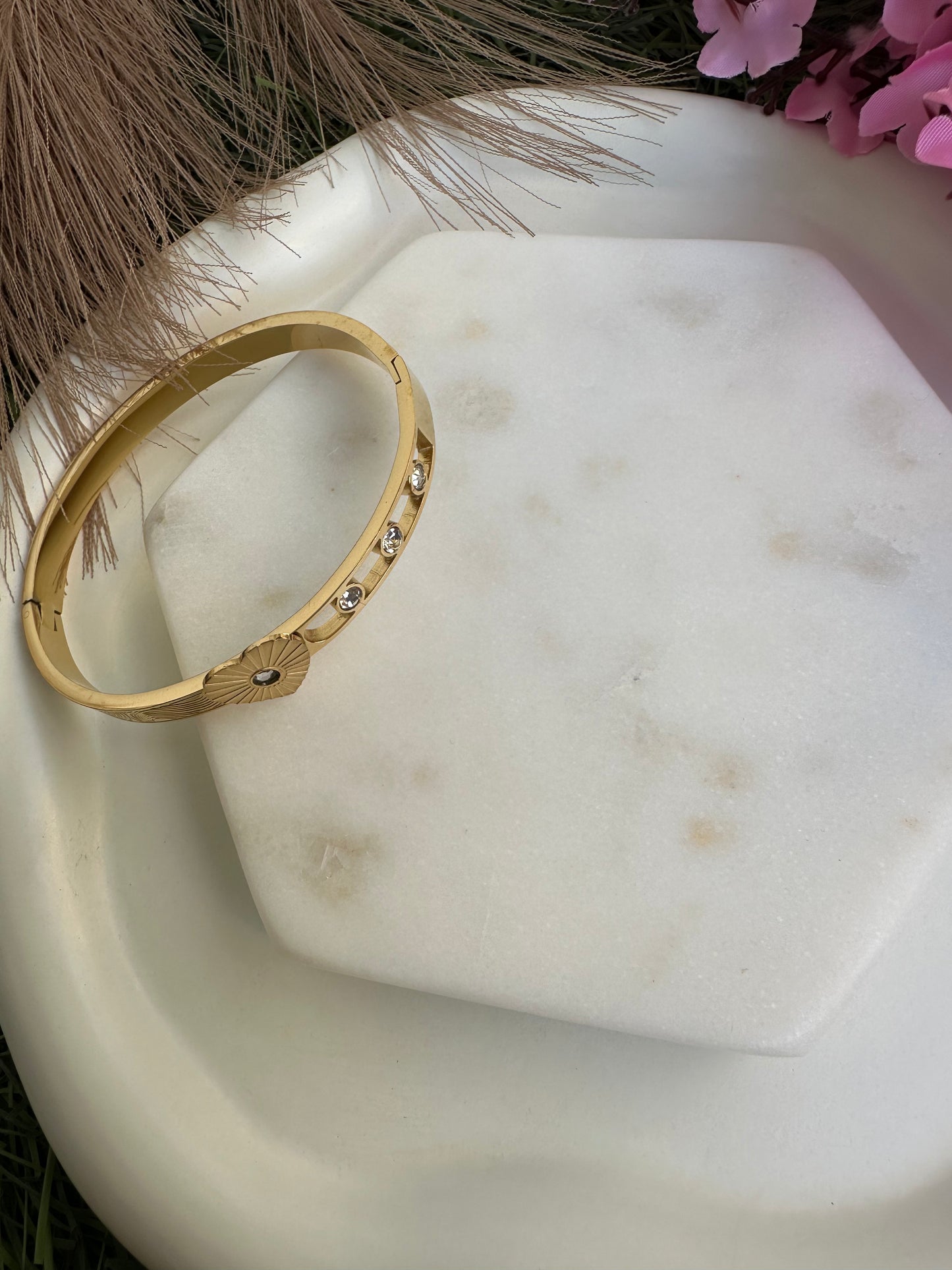 Cartier studded bracelet