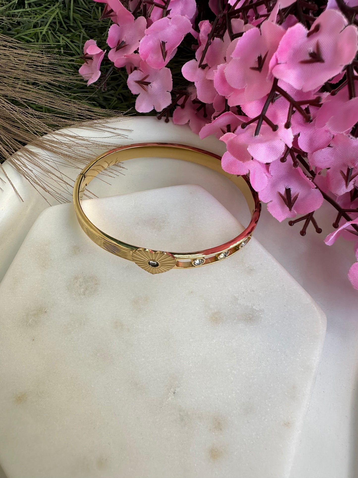 Cartier studded bracelet