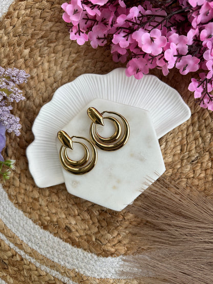 Statement Golden Earrings