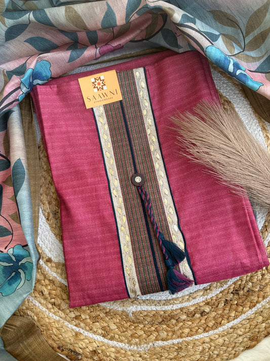 Premium unstitched suit set