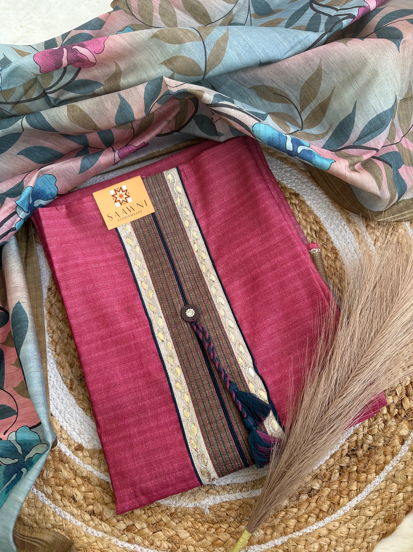 Premium unstitched suit set