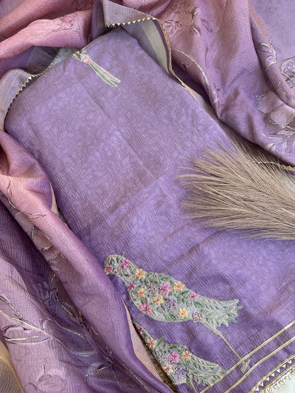Unstitched premium suit set
